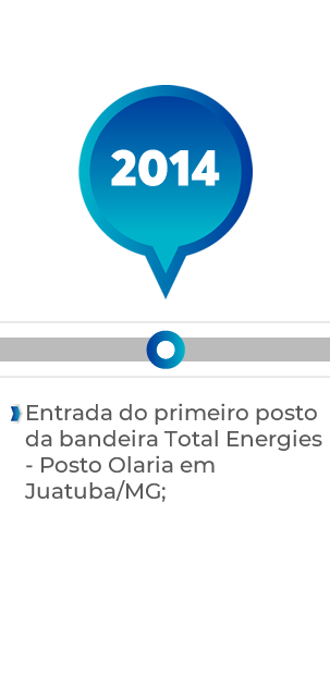Entrada do primeiro posto da bandeira Total Energies - Posto Olaria em Juatuba/MG;